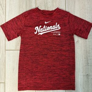 Washington Nationals dry fit kids Nike